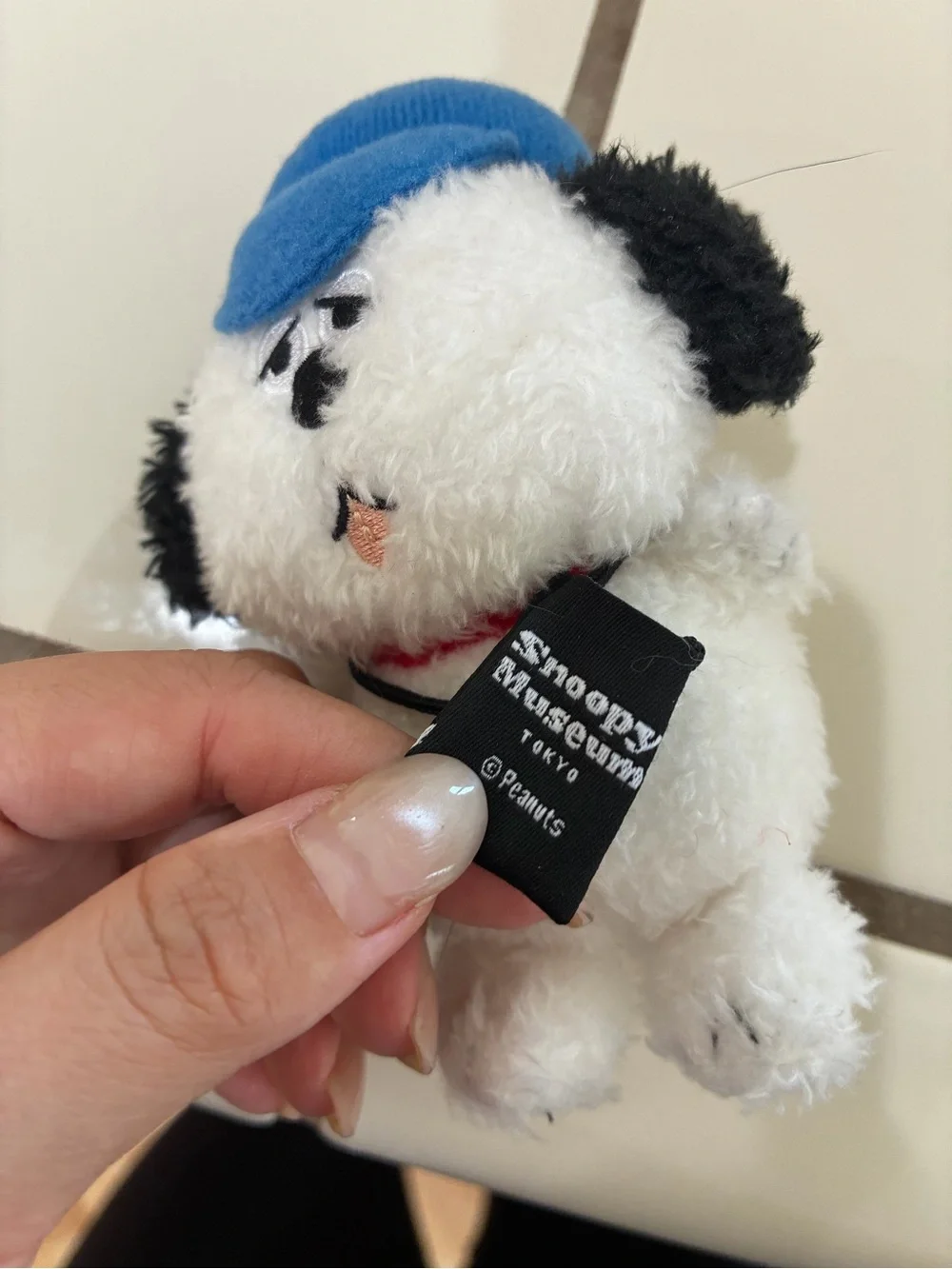 Snoopy Plush PEANUTS Tokyo Japan Snoopy Museum Blue Beret Collectible